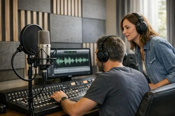 Broadcast quality voice over: requirements and delivery