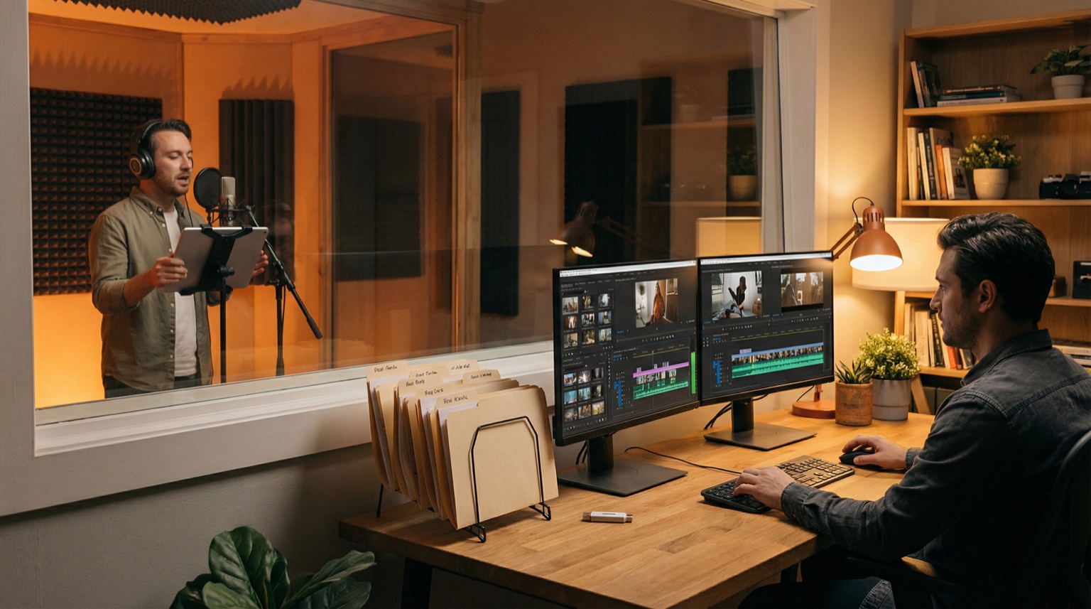 Voice-over till företagsfilm: beställning och arbetsprocess