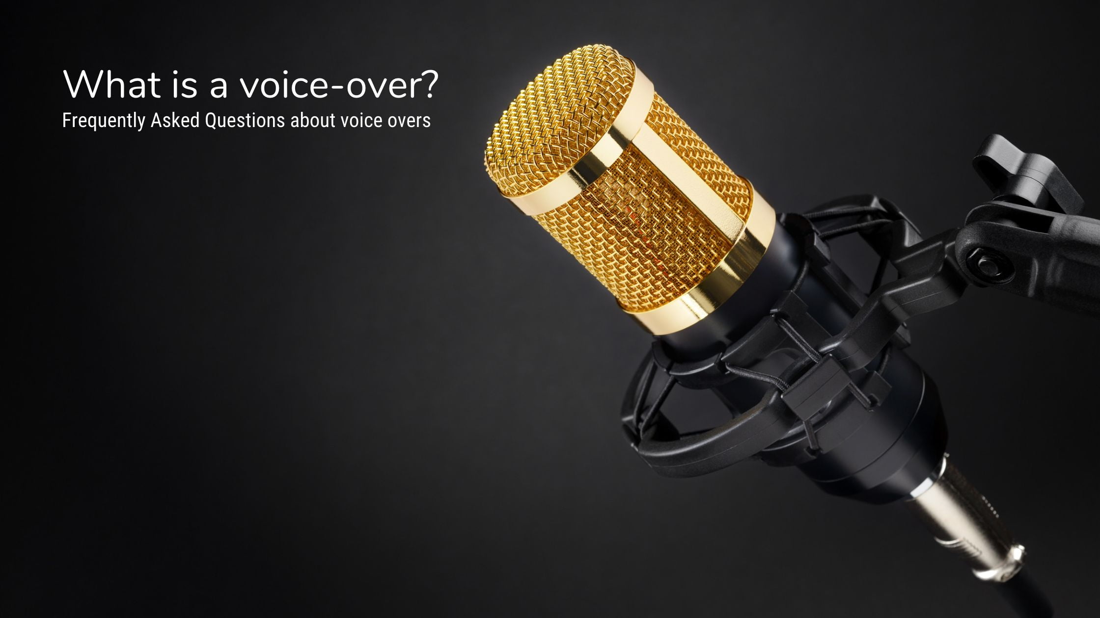what is a voice over?