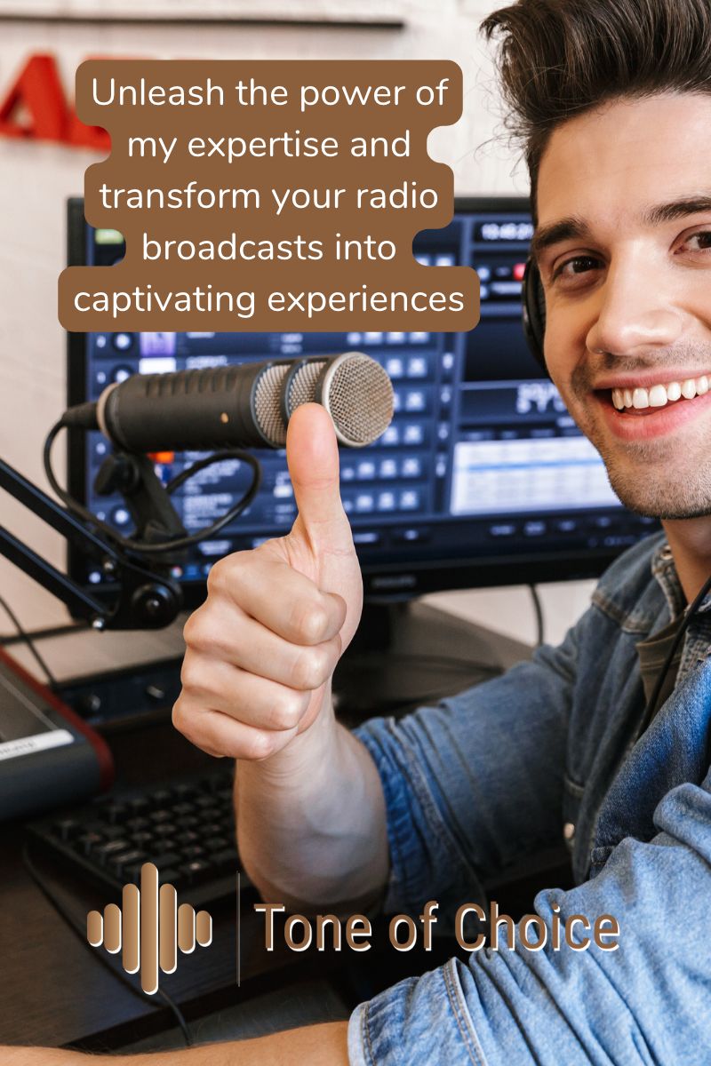 Unleash the power of my expertise and transform your radio broadcasts into captivating experiences